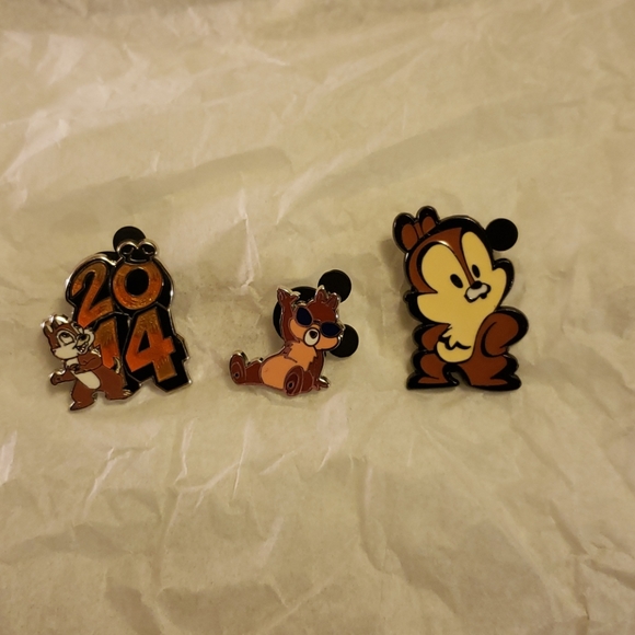 Disney Other - 🎁 SALE 🎁 3 Chip Disney Trading Pins